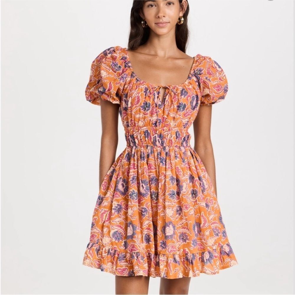 Cleobella Kalena  Floral Puff Sleeve Dress